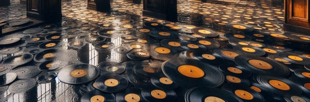Long Play Record in progress